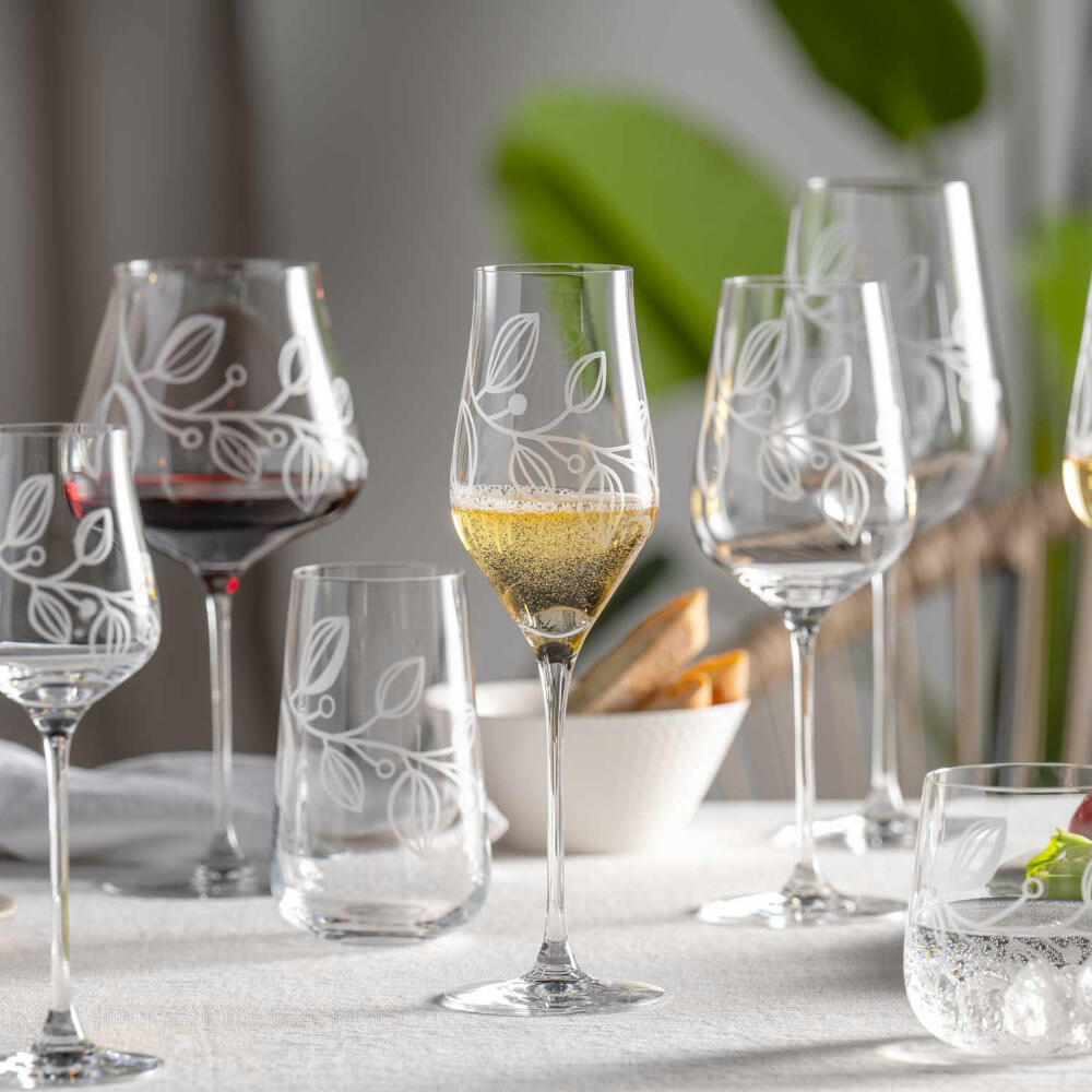 Leonardo Champagnerglas Boccio, Schaumweinglas, Kristallglas, Klar, 340 ml, 066432