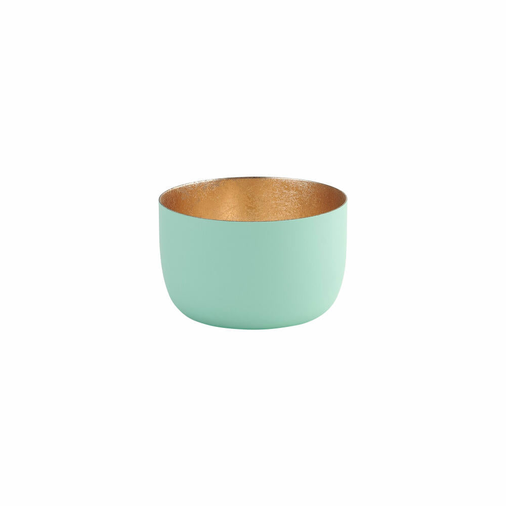Gift Company Windlicht Madras S, Teelichthalter, Kerzenhalter, Eisen, Aqua, 5 cm, 1092503090