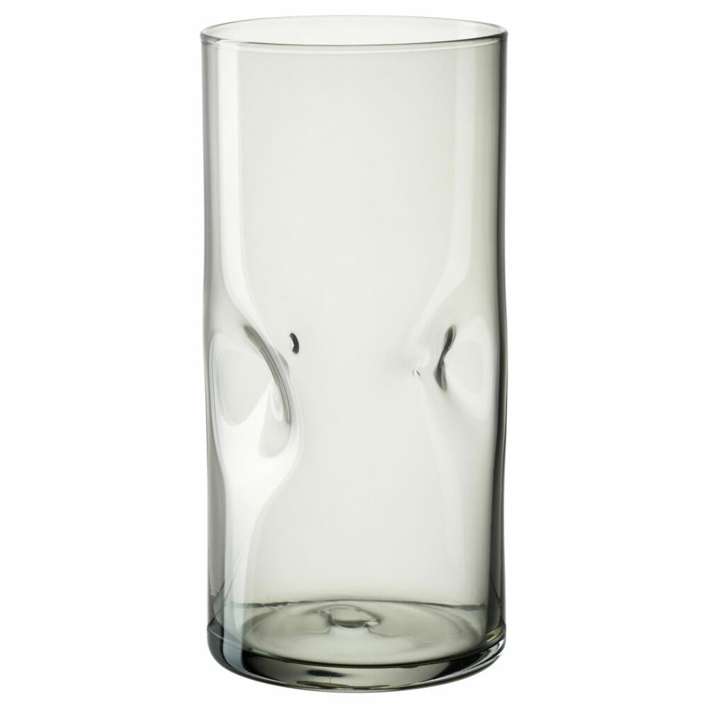 Leonardo Trinkglas Vesuvio, Trinkbecher, Kalk-Natron-Glas, Grau, 330 ml, 077379