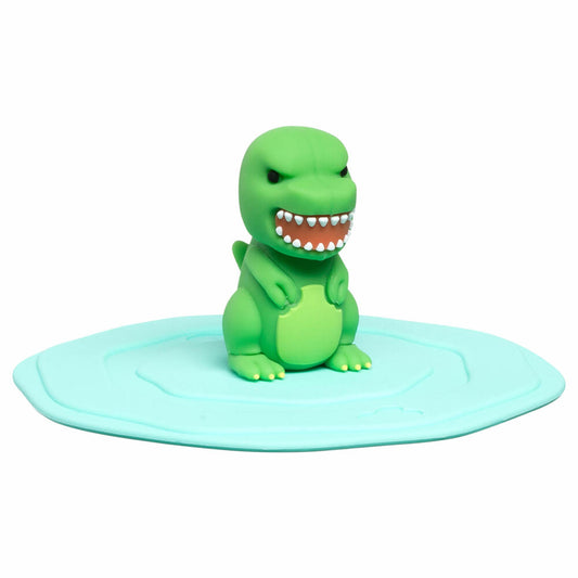 Leonardo Deckel Bambini Avventura Dinosaurier, Becherdeckel, Silikon, Mehrfarbig, 077402