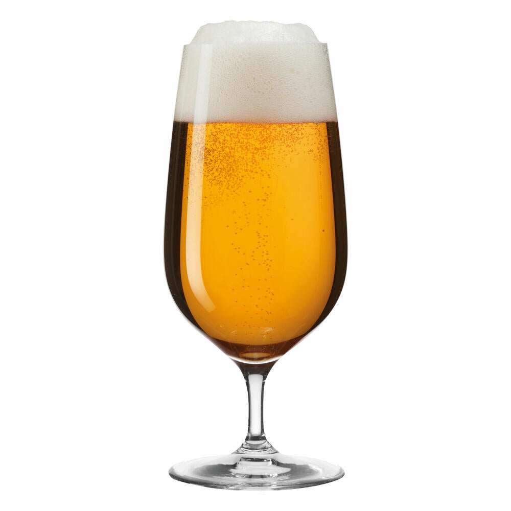 Leonardo Tivoli beer glass, pilsner glass, beer goblet, pilsner, beer glass with stem, beer goblet, clear glass, Teqton, 300 ml, 066395