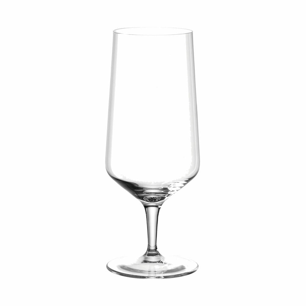 Leonardo beer glass PUCCINI, beer glass, beer tulip, drinking glass, crystal glass, clear, 330 ml, 069541