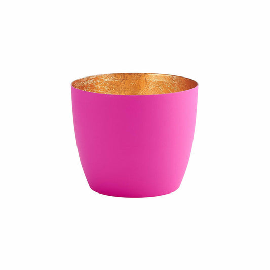 Gift Company Windlicht Madras M, Teelichthalter, Kerzenhalter, Eisen, Neon Pink, 8.5 cm, 1092504082