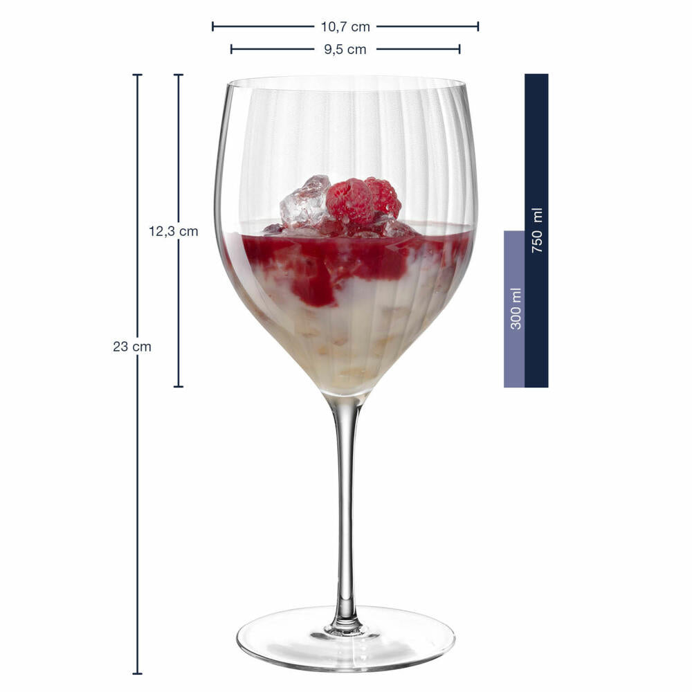 Leonardo cocktail glass Poesia, cocktail glass, aperol glass, wine glass, crystal glass, clear, 300 ml, 069166