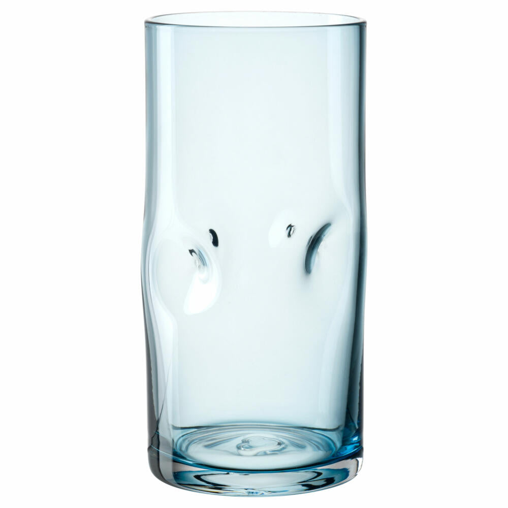 Leonardo drinking glass Vesuvio, drinking cup, soda-lime glass, blue, 330 ml, 077378