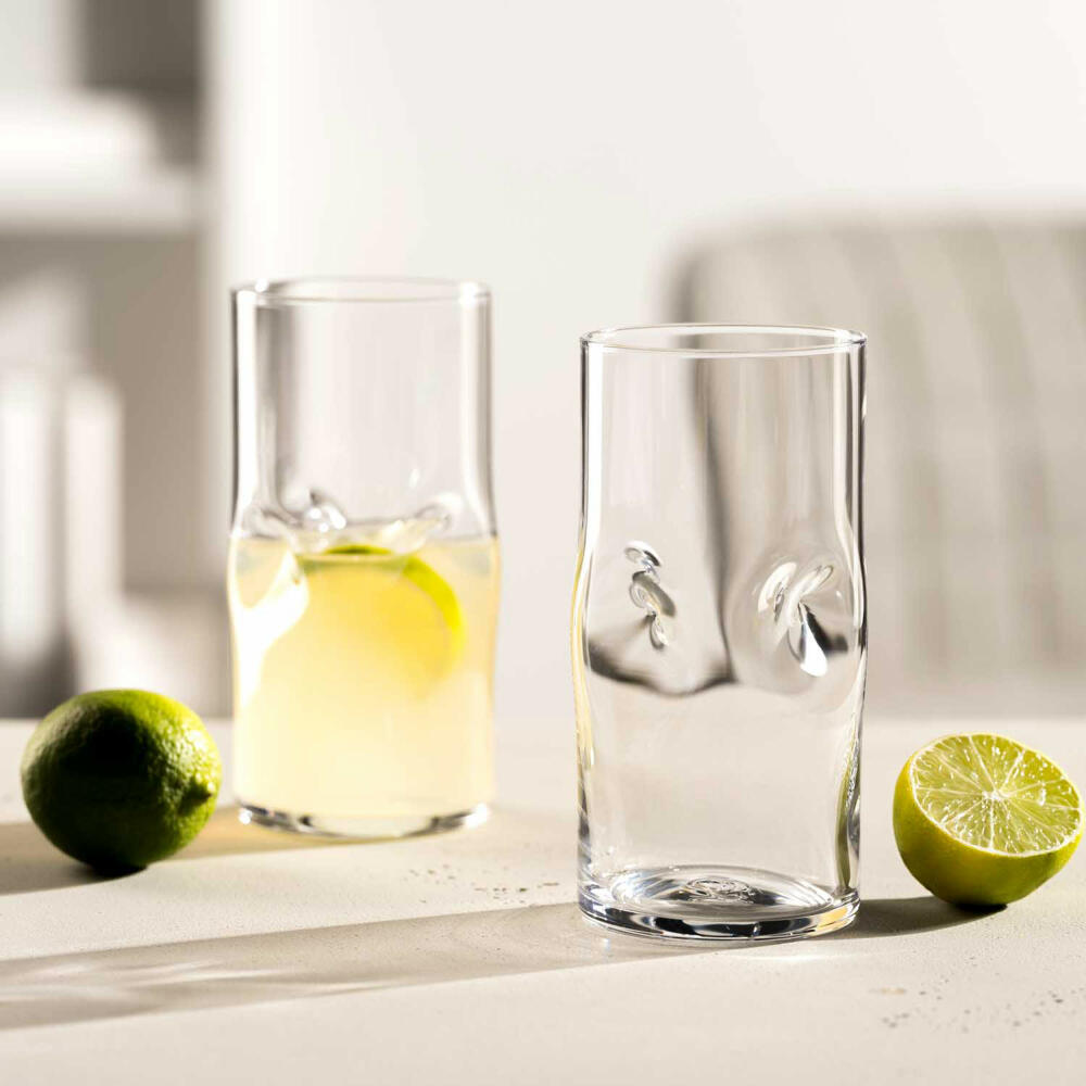 Leonardo drinking glass Vesuvio, drinking cup, soda-lime glass, clear, 330 ml, 077382