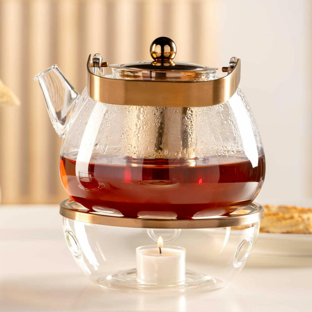 Leonardo Stövchen Tè per Te, für Teelicht, Materialmix, Mehrfarbig, 15 cm, 077393