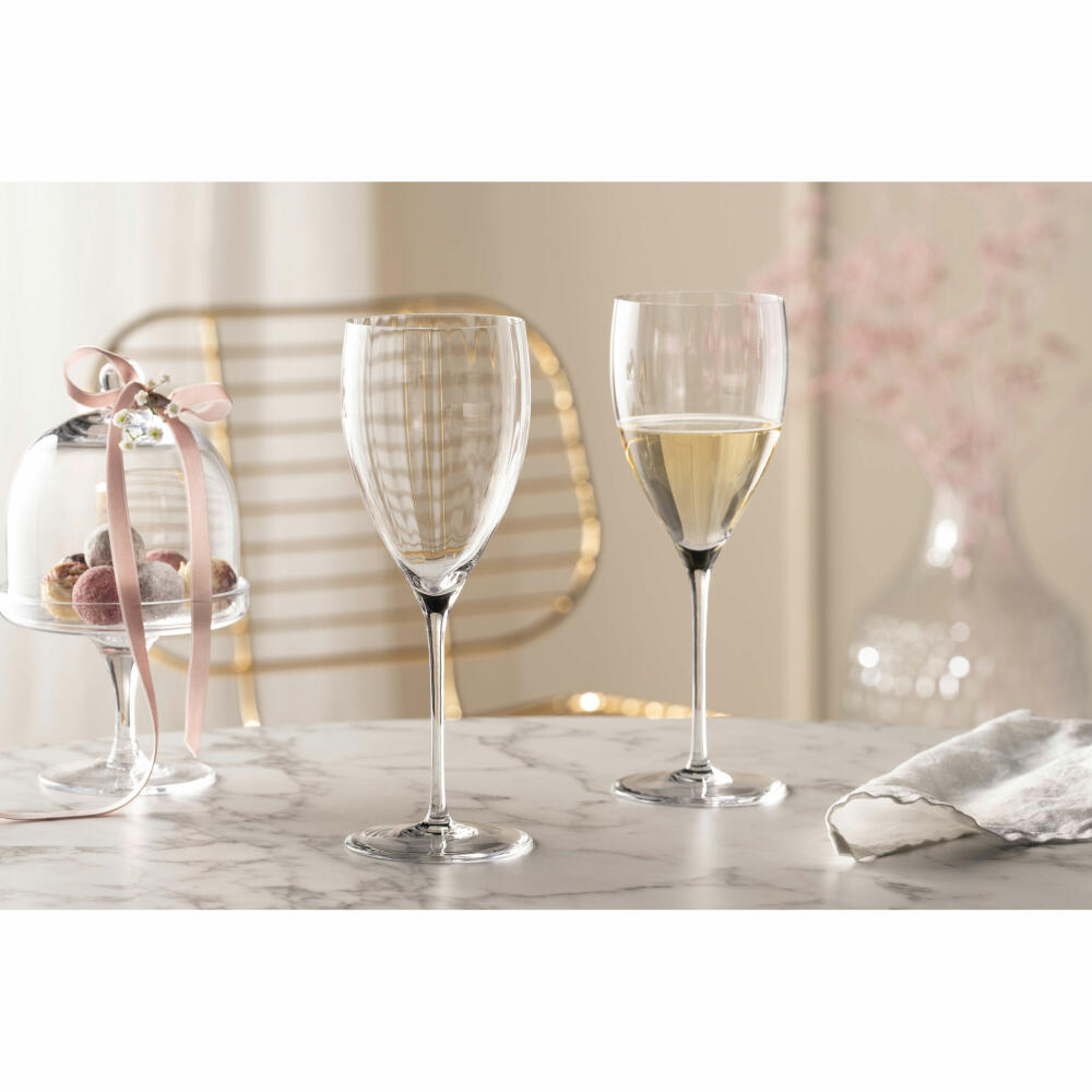 Leonardo Rieslingglas Poesia, Weinglas, Riesling, Wein Glas, Kristallglas, Klar, 350 ml, 069163