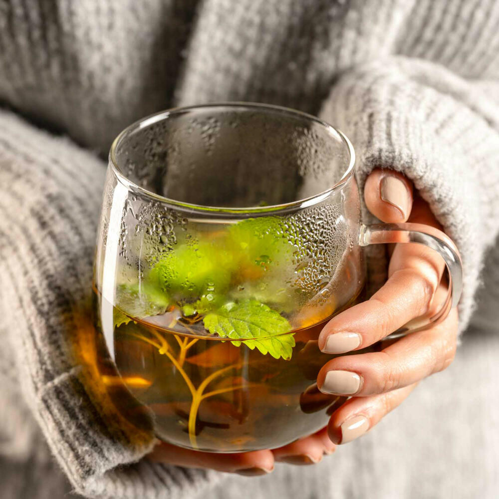 Leonardo tea cup Tè per Te, tea mug, soda-lime glass, clear, 50 ml, 077386