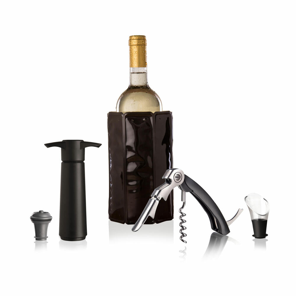 Vacu Vin Geschenkset Wein Original 5-tlg., Weinaccessoires, Vakuumpumpe, 3890260