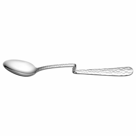 Leonardo Latte Macchiato Spoon Matera curved, coffee spoon, stainless steel 18/10, silver-colored, 19.5 cm, 071062