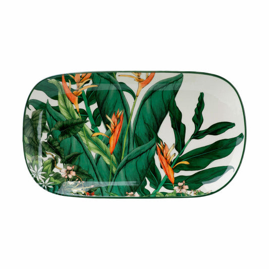 Maxwell & Williams Platte Night Garden eckig, Servierplatte, Keramik, 35 x 19 cm, DR0468