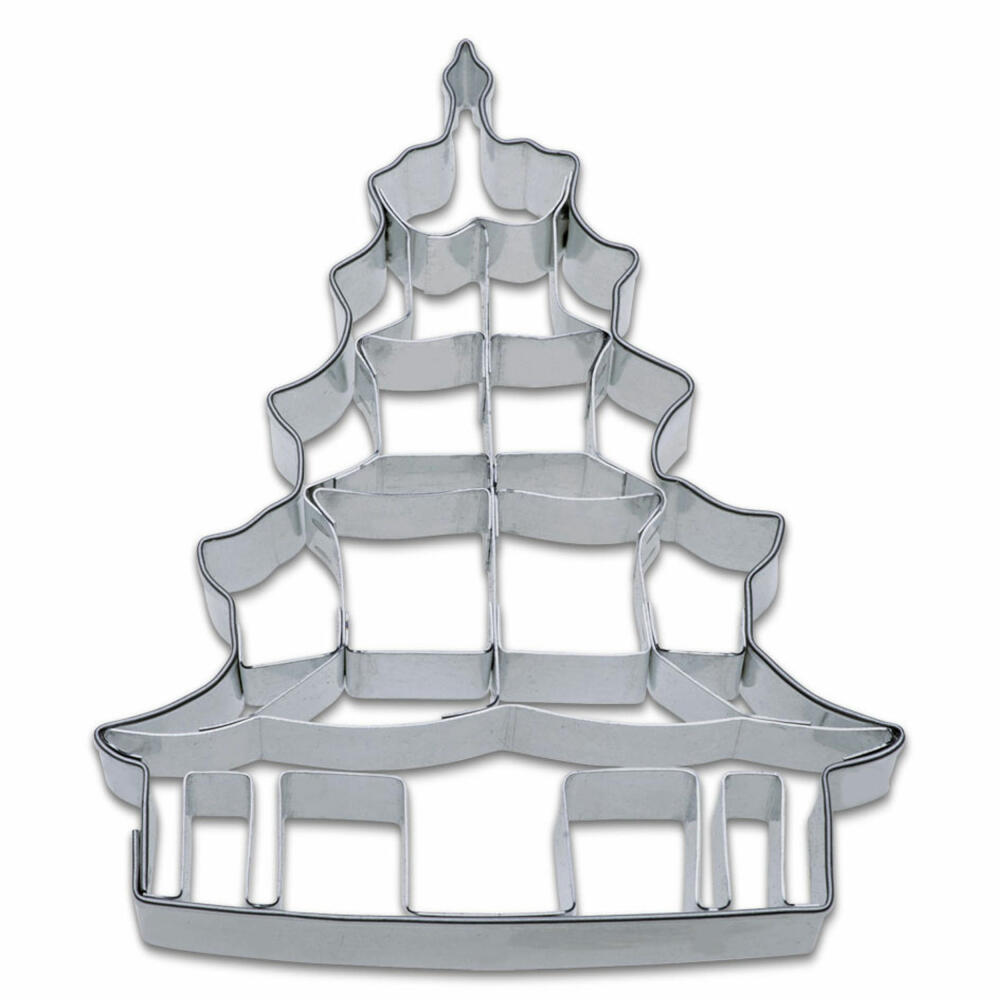 Städter embossed cookie cutter Chinese Tower English Garden Munich, cookie cutter, cookie mold, biscuit, cookies, stainless steel, 9.5 cm, 199736