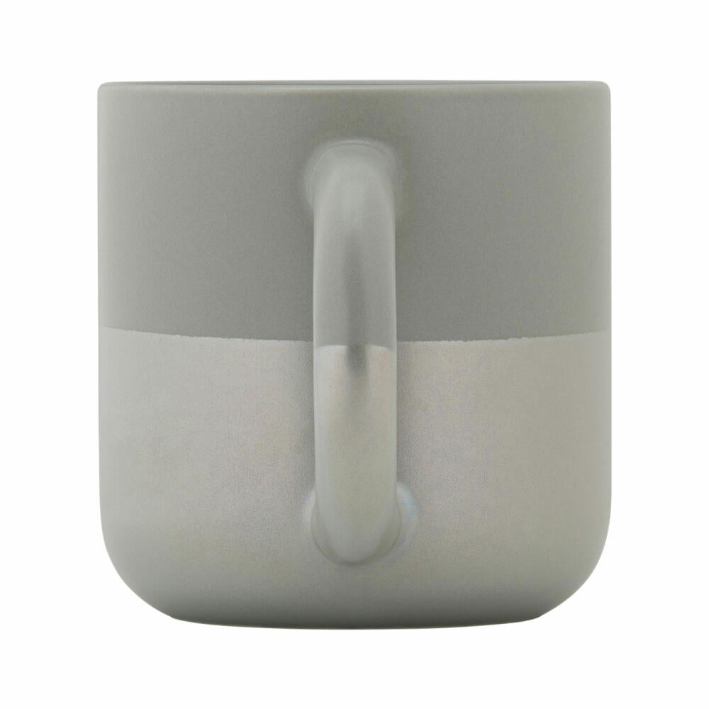 Maxwell & Williams HORIZON Becher, Kaffeebecher, Teebecher, Tasse, Porzellan, Hellgrau, 350 ml, DI0404