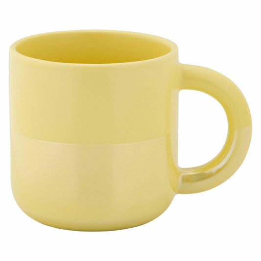 Maxwell & Williams HORIZON Becher, Kaffeebecher, Teebecher, Tasse, Porzellan, Gelb, 350 ml, DI0405