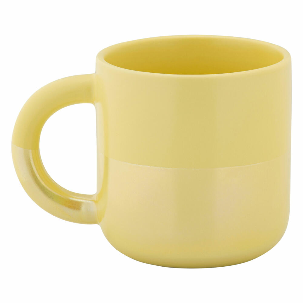 Maxwell & Williams HORIZON Becher, Kaffeebecher, Teebecher, Tasse, Porzellan, Gelb, 350 ml, DI0405