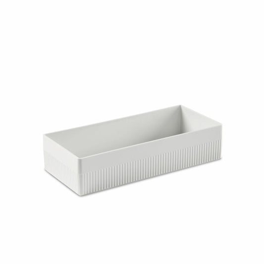 Authentics Stapelbox Kali M, Aufbewahrungsbox, ABS, Weiß, 28.5 x 12 x 6 cm, 1300278