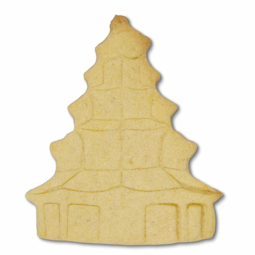 Städter embossed cookie cutter Chinese Tower English Garden Munich, cookie cutter, cookie mold, biscuit, cookies, stainless steel, 9.5 cm, 199736