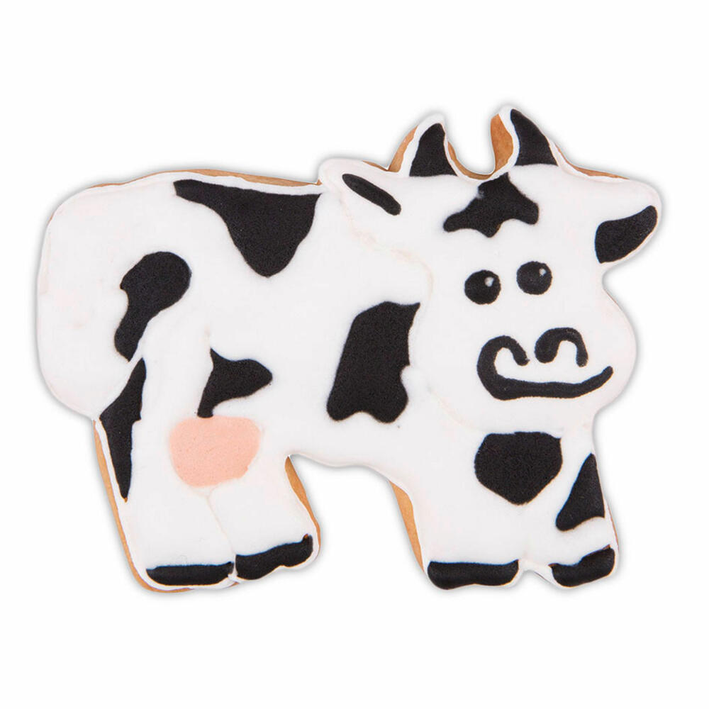 Städter embossed cookie cutter cow, cookie cutter, cookie mold, biscuit, cookies, stainless steel, 7 cm, 199668