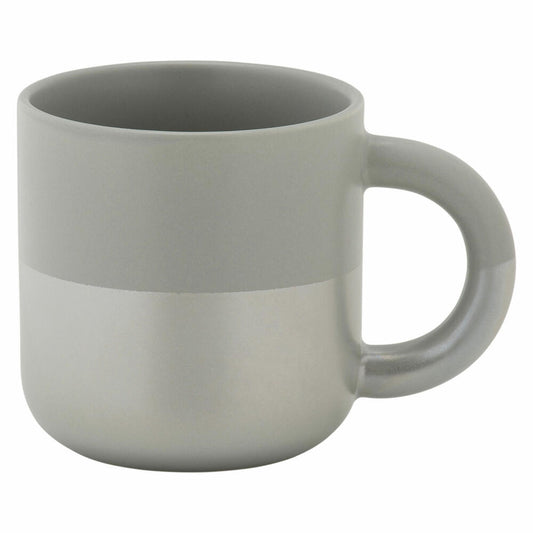 Maxwell & Williams HORIZON Becher, Kaffeebecher, Teebecher, Tasse, Porzellan, Hellgrau, 350 ml, DI0404