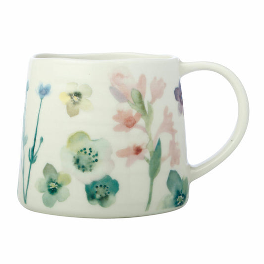 Maxwell & Williams Becher Tuberose Meadow, Tasse, Kaffeetasse, Porzellan, Bunt, 380 ml, DI0354