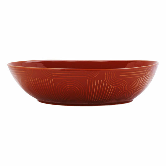 Maxwell & Williams Schale Arc oval, Schüssel, Keramik, Terracotta, 32 x 27 cm, DR0460