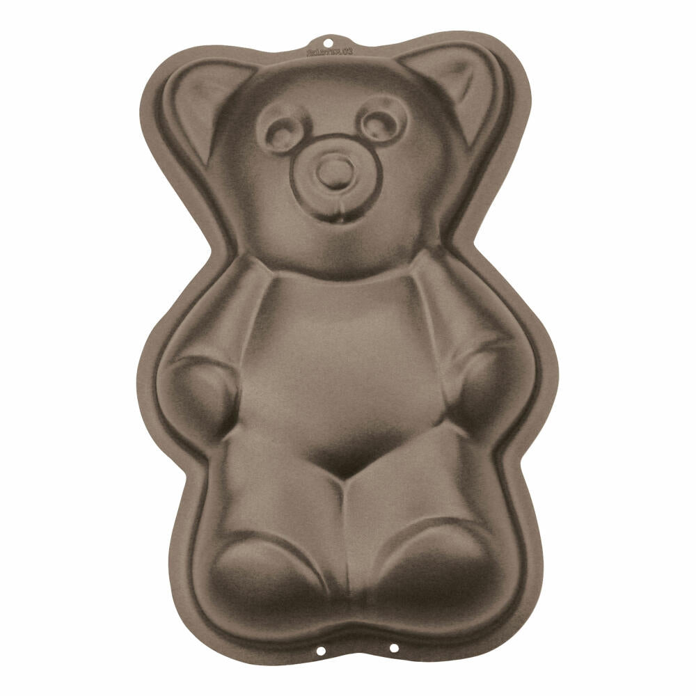 Städter KIDS baking pan Eddy the teddy bear mini, set of 2, cake baking pan, cake pan, metal, 7 x 11 x 3 cm, 521094