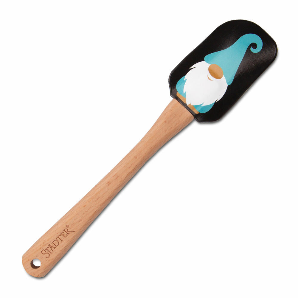 Städter dough scraper Wichtel, dough scraper, dough spatula, dough divider, wood / silicone, 25 cm, 504271