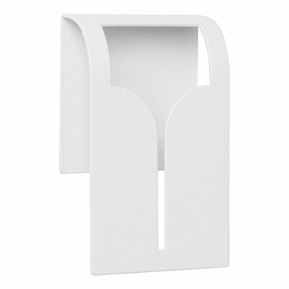 Blomus towel clamp Bogo, towel holder, wall clamp, powder-coated steel, white, 64184