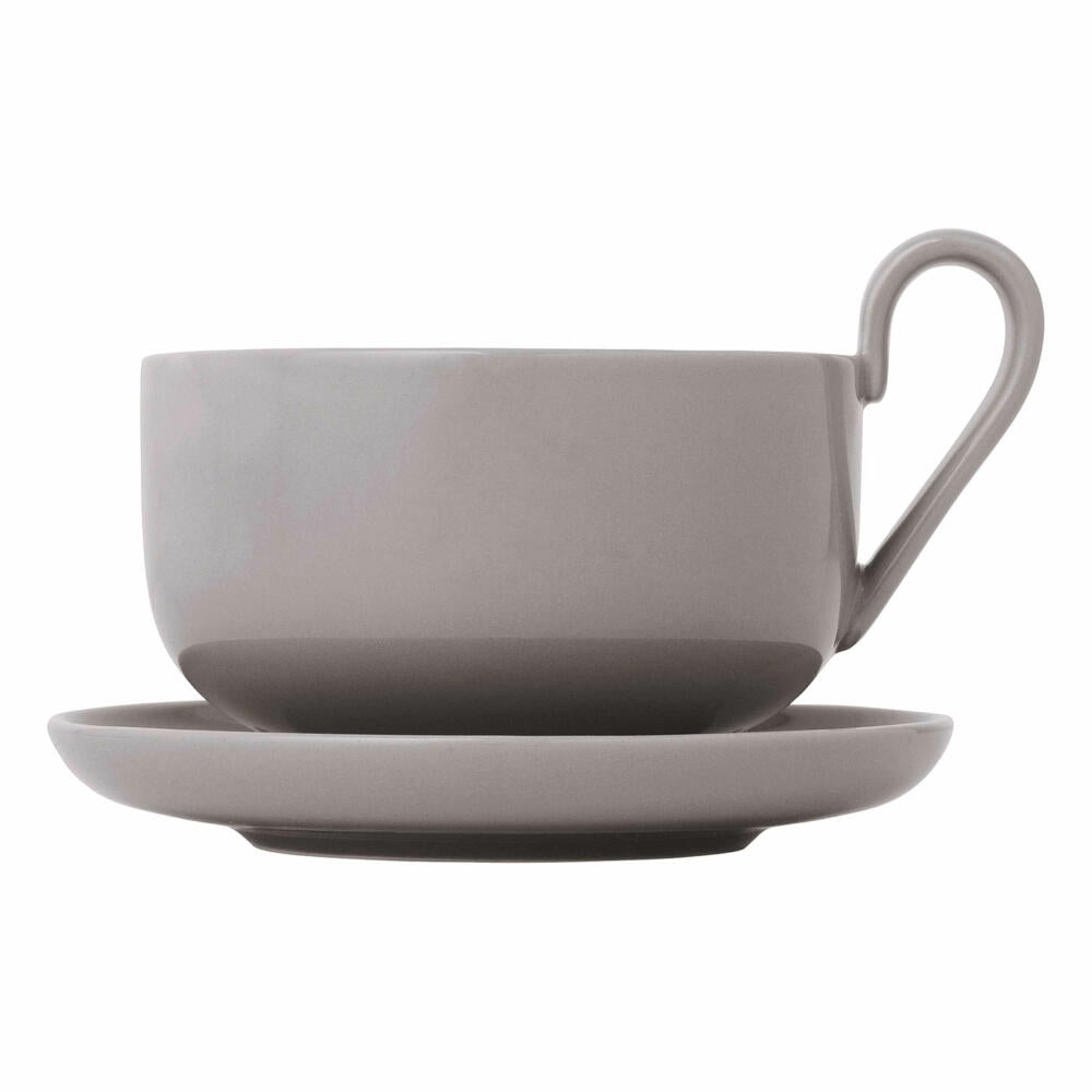 Blomus Set 2 Teetassen RO Mourning Dove, Tasse, Becher, Porzellan, 230 ml, 64141