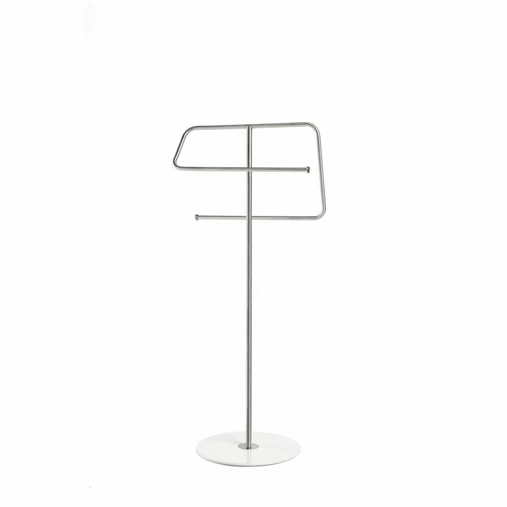 Authentics Kali valet stand, towel stand, stainless steel, white, 91 cm, 1304078