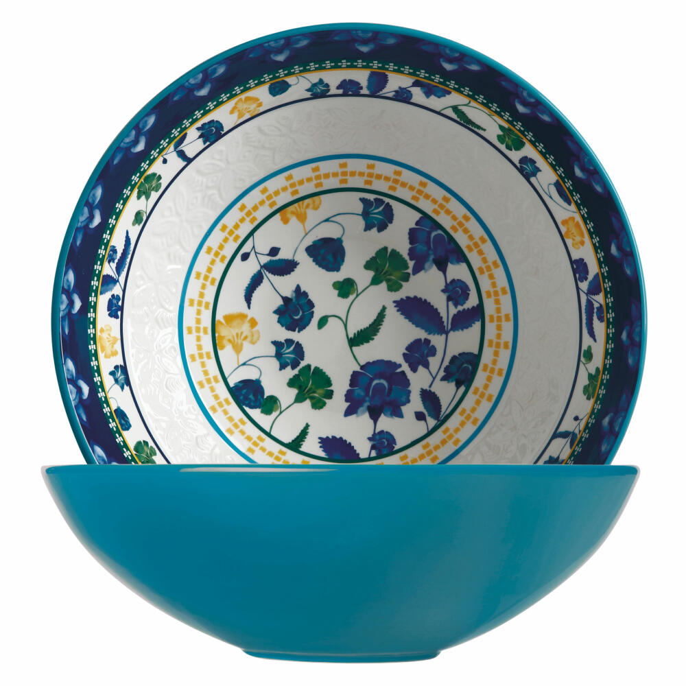 Maxwell & Williams Rhapsody Schüssel rund, Schale, Servierschale, Keramik, Blau, 30 cm, DR0374