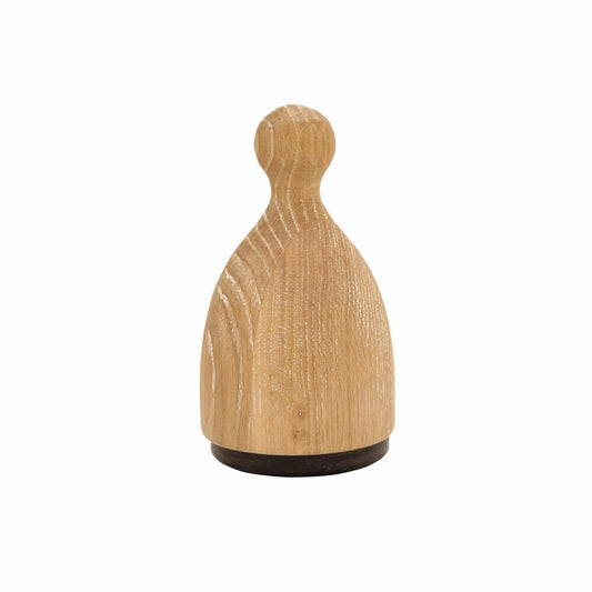 Authentics Door Stop, Türstopper, Buchsütze, Briefbeschwerer, Holz, Gummi, Eiche gekälkt, 5010061