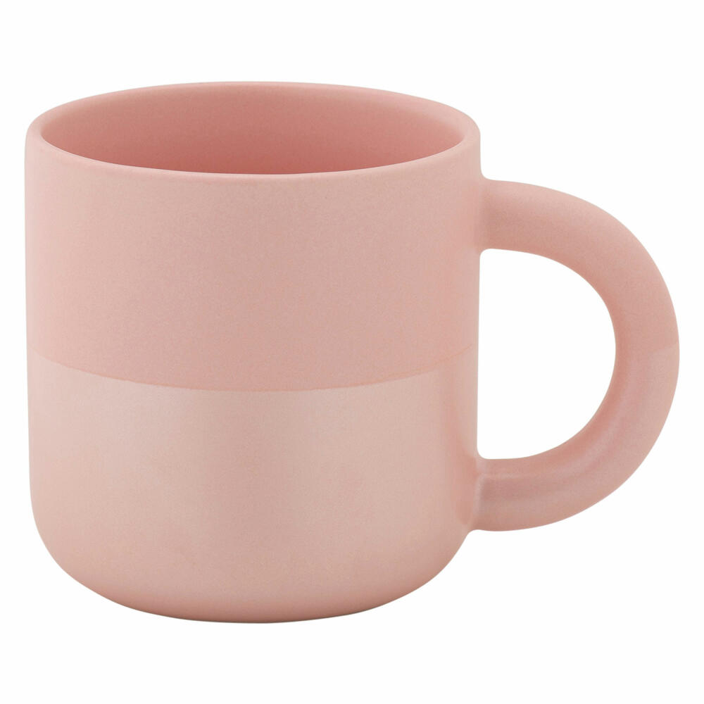 Maxwell & Williams HORIZON Becher, Kaffeebecher, Teebecher, Tasse, Porzellan, Pink, 350 ml, DI0401
