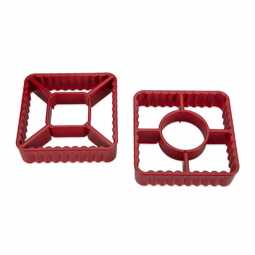 Städter cookie cutter puff pastry pyramid / pinwheel set, 2-piece, cookie cutter, cookie mold, biscuit, cookies, plastic, 550025