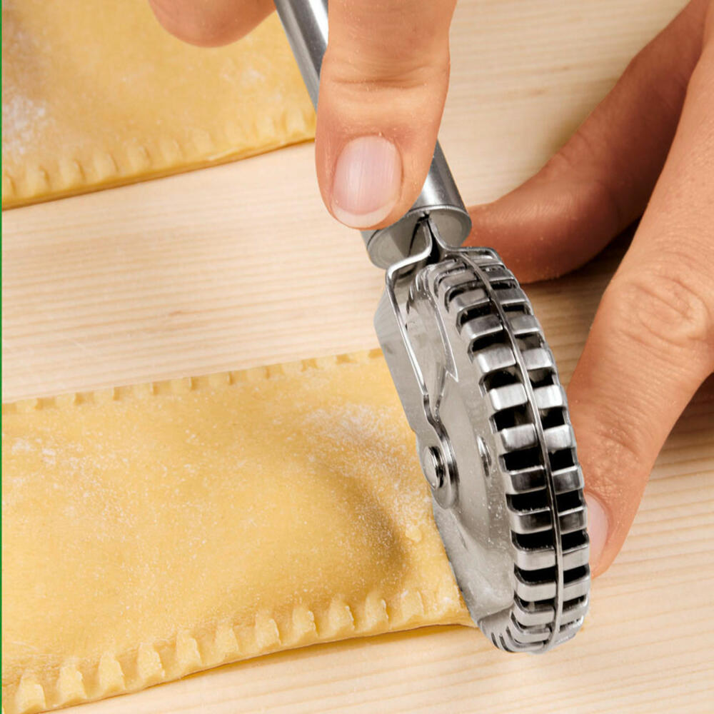 Städter Alfredos Pasta Ravioli-Blitz, Ravioli Roller, Ravioli Cutter, Dumpling Cutter, Stainless Steel, 508002