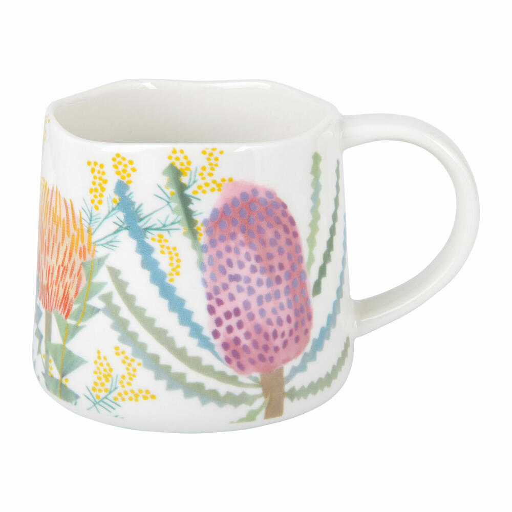 Maxwell &amp; Williams NATIVE BLOOMS Mug Banksia, Cup, Coffee Mug, Tea Mug, Porcelain, 350 ml, DI0376