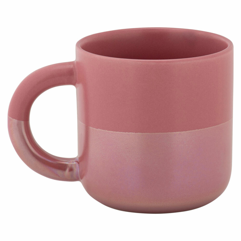 Maxwell & Williams HORIZON Becher, Kaffeebecher, Teebecher, Tasse, Porzellan, Rosa, 350 ml, DI0402