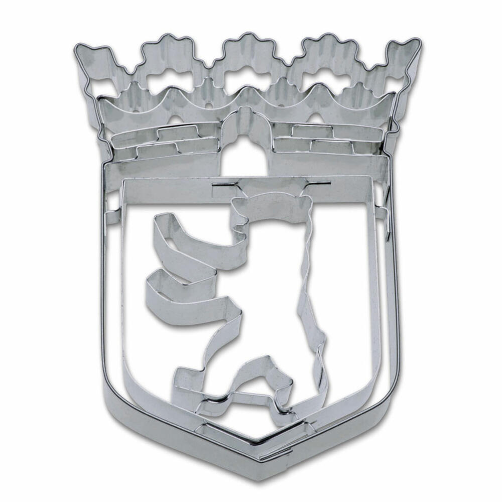 Städter embossed cookie cutter Berlin coat of arms, cookie cutter, cookie mold, biscuit, biscuits, stainless steel, 9.5 cm, 199767