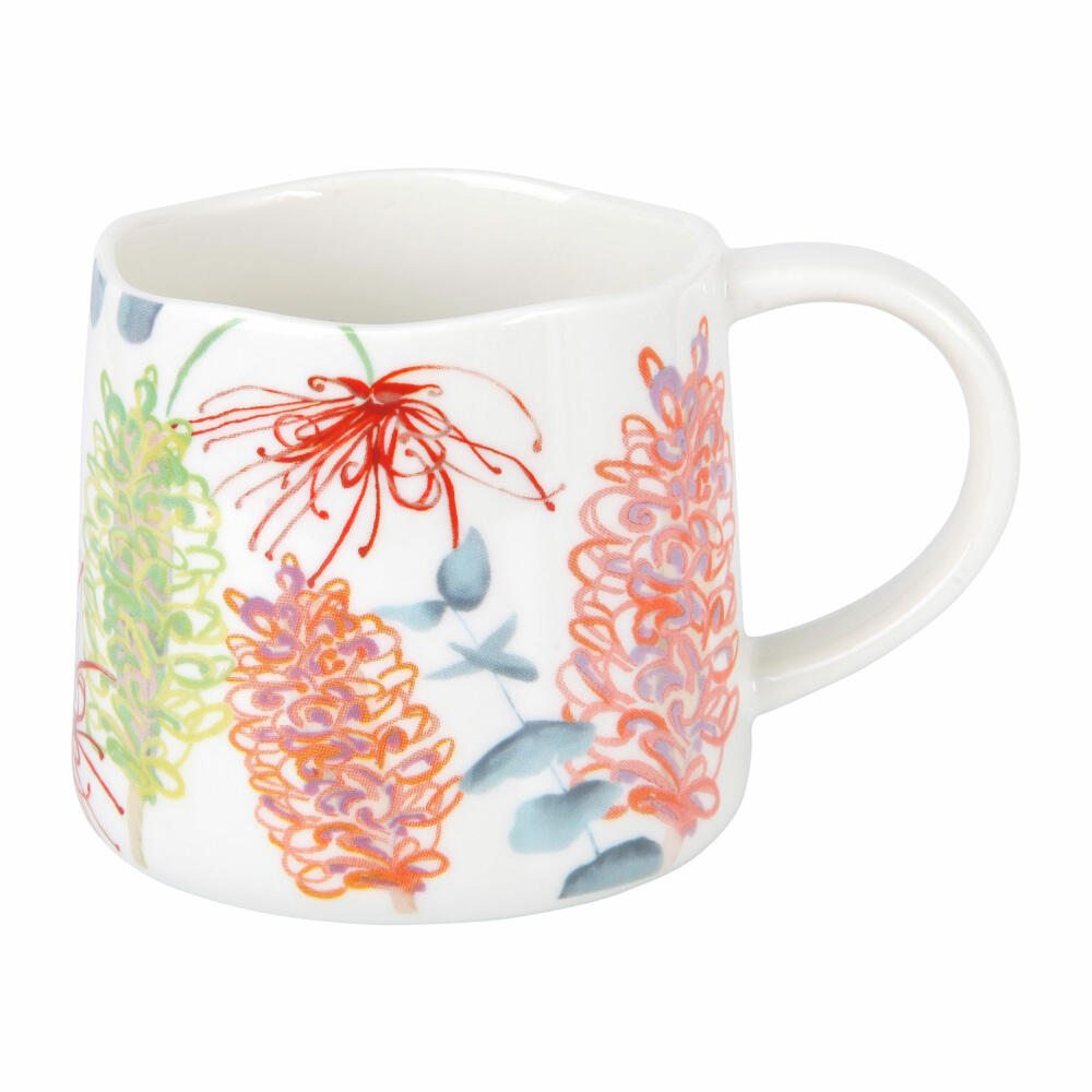 Maxwell &amp; Williams NATIVE BLOOMS Mug Grevillea, Cup, Coffee Mug, Tea Mug, Porcelain, 350 ml, DI0374