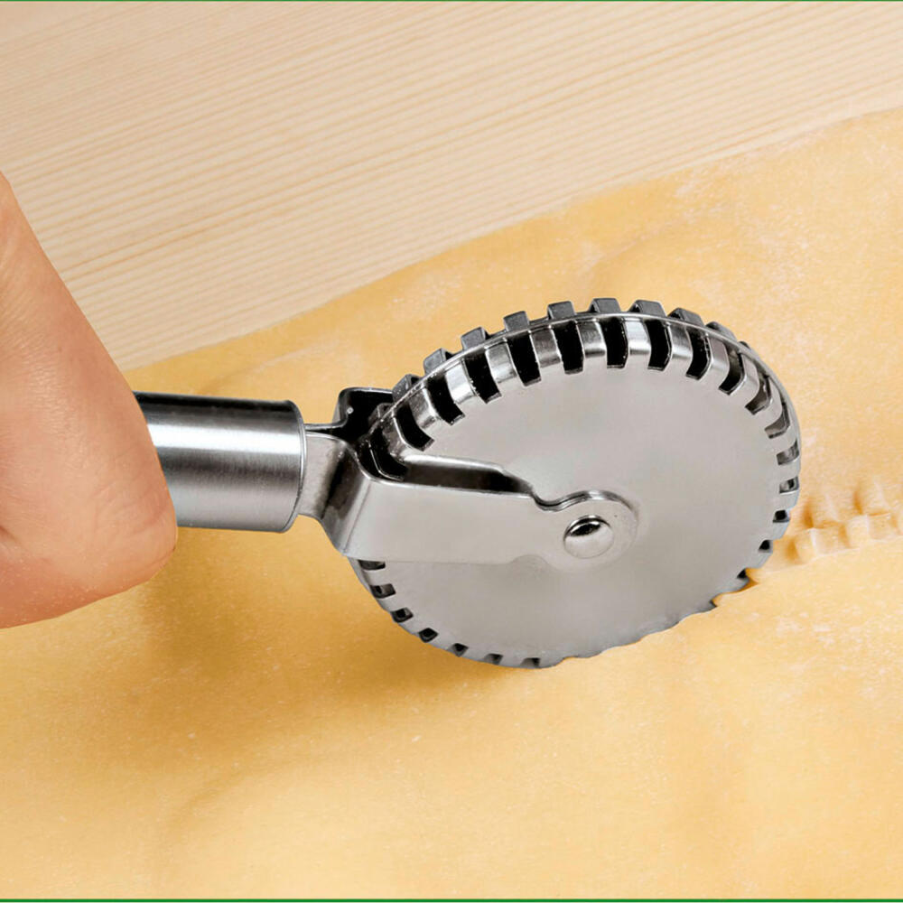 Städter Alfredos Pasta Ravioli-Blitz, Ravioli Roller, Ravioli Cutter, Dumpling Cutter, Stainless Steel, 508002