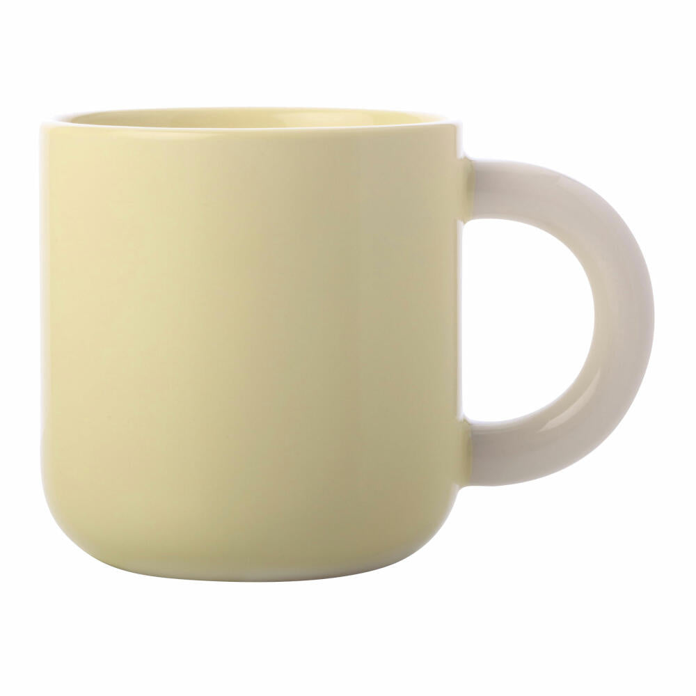 Maxwell & Williams Becher Sherbet, Tasse, Kaffeetasse, Porzellan, Gelb, 370 ml, DI0329