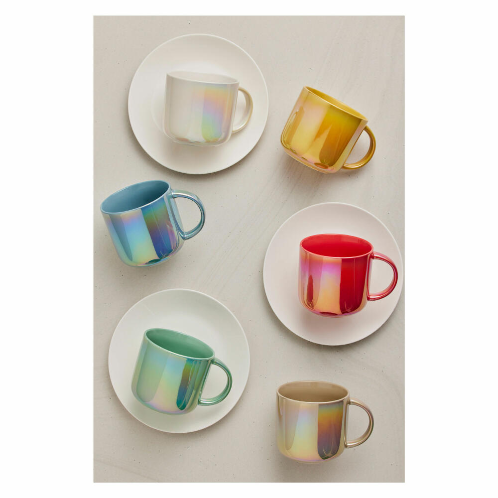 Maxwell & Williams Becher Luxe, Kaffeebecher, Tasse, Porzellan, Gold, 440 ml, DI0362