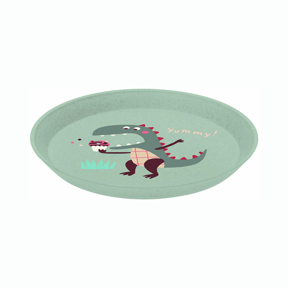 Koziol Teller Connect Plate Rex, Dessertteller, Kunststoff, Organic Green, 20.5 cm, 8336748