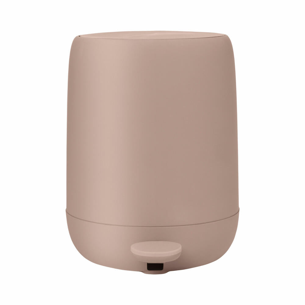 Blomus Treteimer Sono Misty Rose, Abfalleimer, Mülleimer, Kunststoff, Silikon, 5 L, 66379