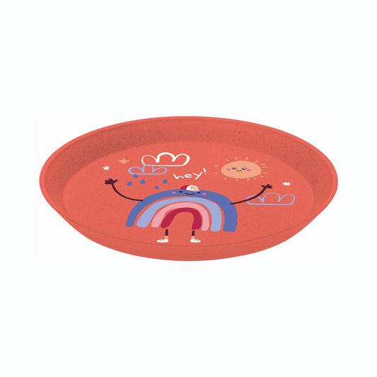 Koziol Teller Connect Plate Dreams, Dessertteller, Kunststoff, Organic Red, 20.5 cm, 8333745