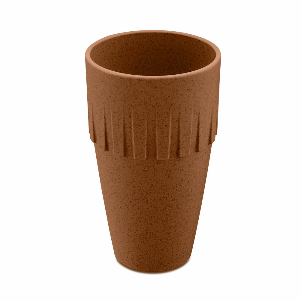 Koziol Becher Latte Connect, Kaffeebecher, Tasse, Kaffeetasse, Thermoplastischer Kunststoff, Organic Rusty Steel, 400 ml, 4081674