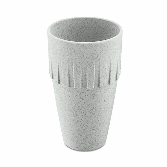 Koziol Becher Latte Connect, Kaffeebecher, Tasse, Kaffeetasse, Thermoplastischer Kunststoff, Organic Grey, 400 ml, 4081670