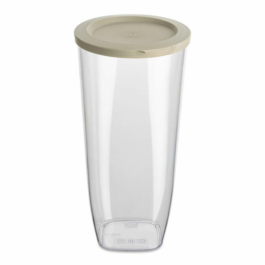 Koziol Vorratsdose Connect Dry Storage L, luftdichter Vorratsbehälter, Kunststoff, Nature Desert Sand, 2 L, 4063700