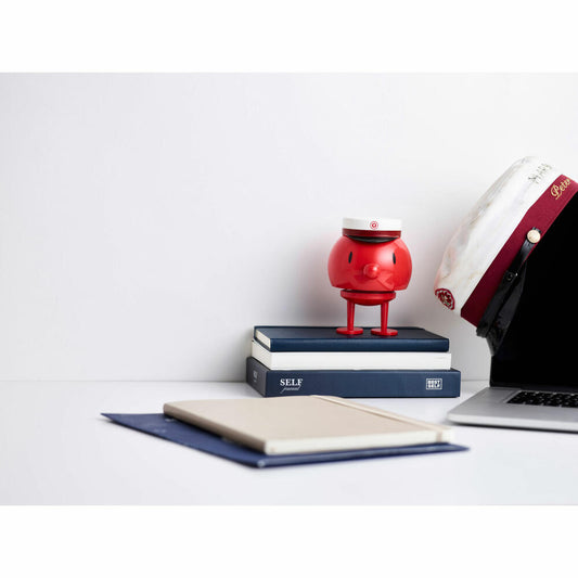 Hoptimist Medium Bumble Student, Wackelfigur, Wackel Figur, Dekoidee, Dekoration, Kunststoff, Rot, 26153